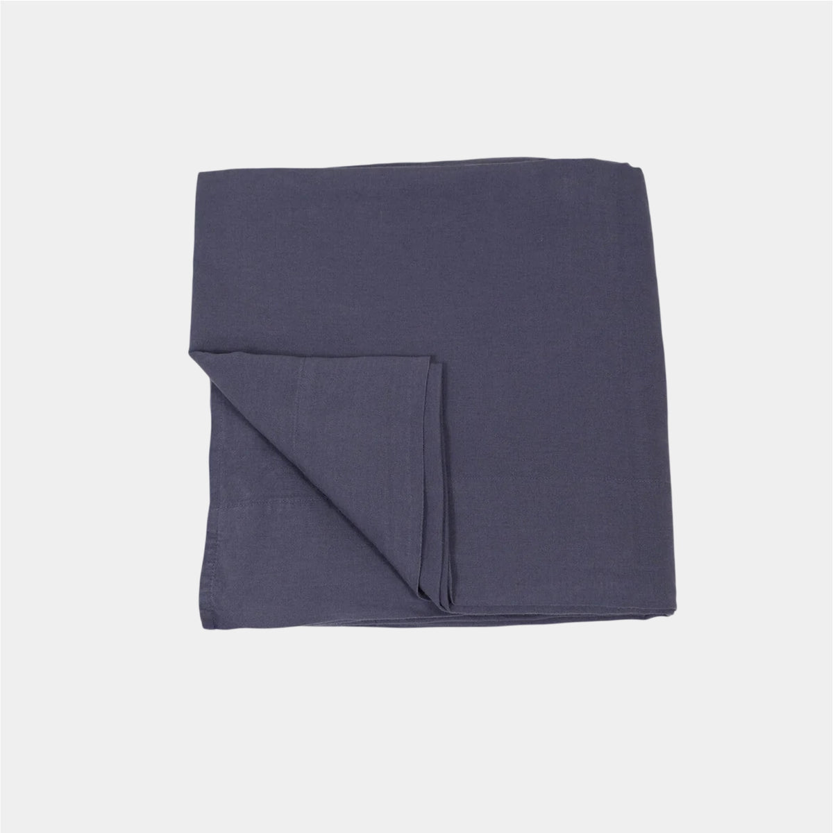 Blue Linen Tablecloth