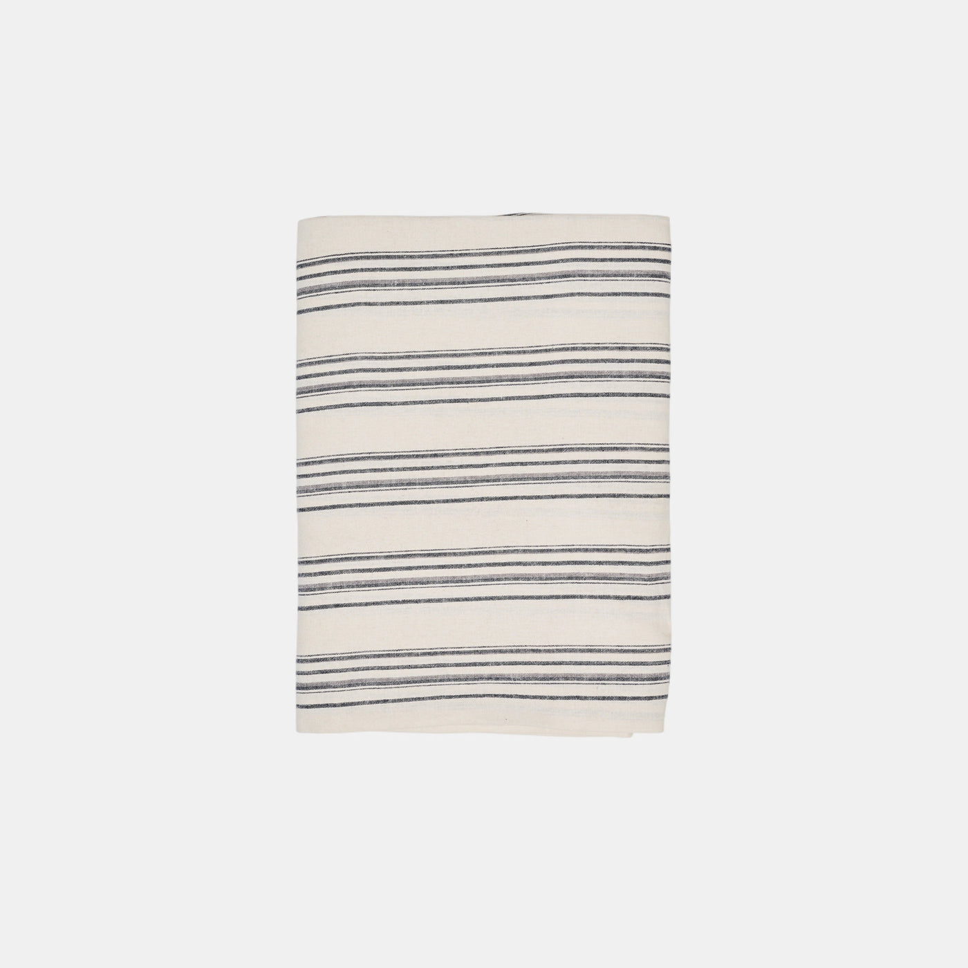 Striped Black/White Tablecloth