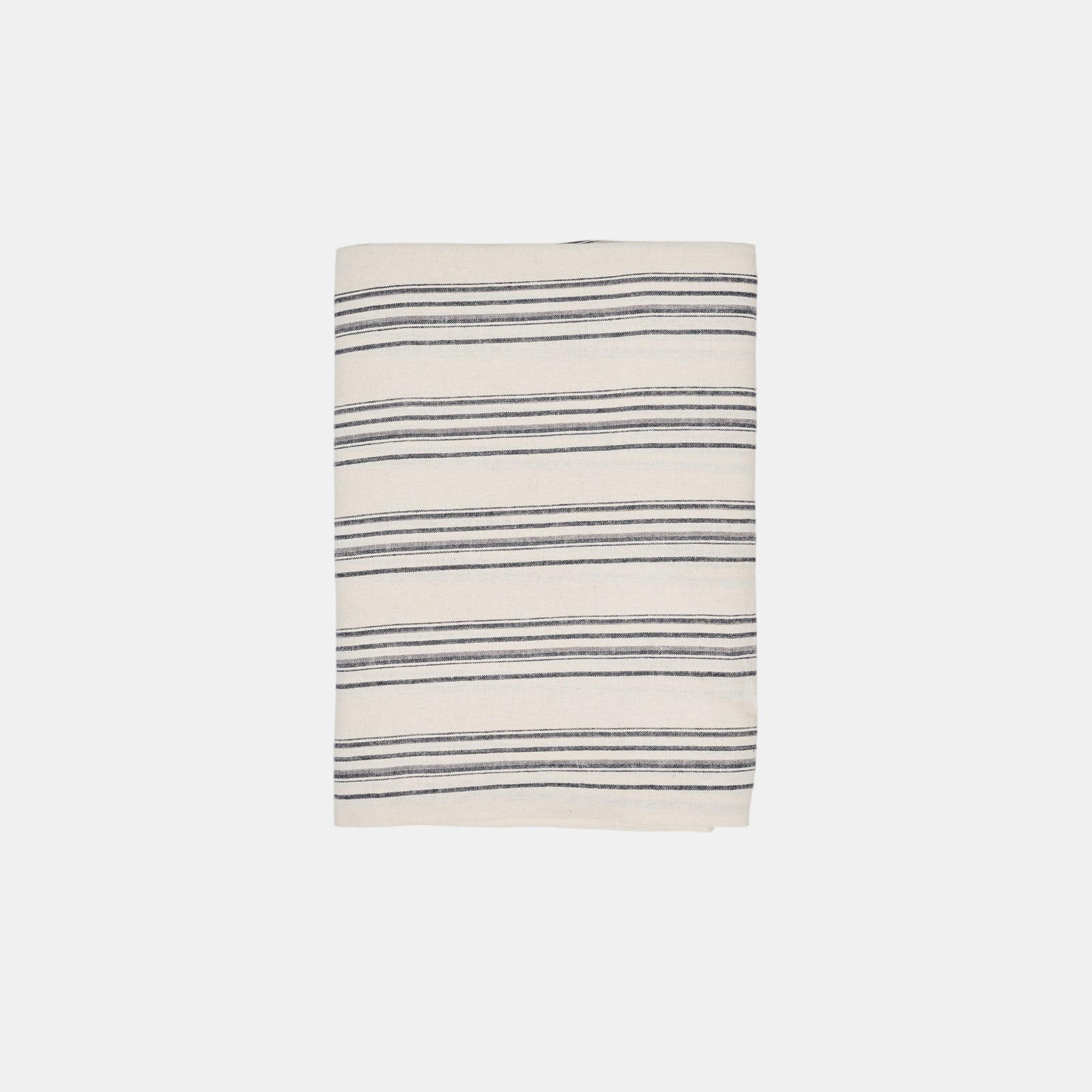 Striped Black/White Tablecloth