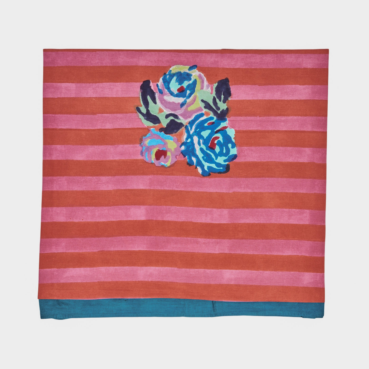 Red/Pink Striped flowers - Tablecloth