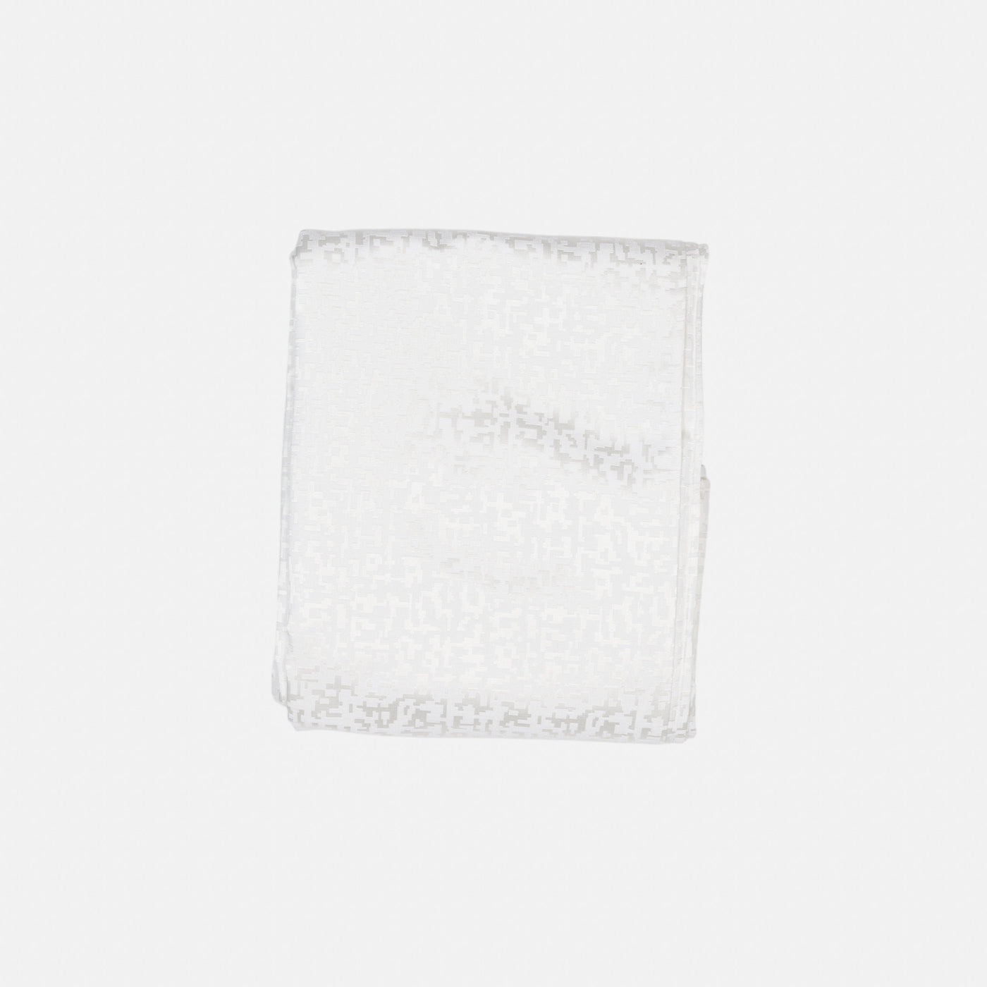 White Geometric Tablecloth