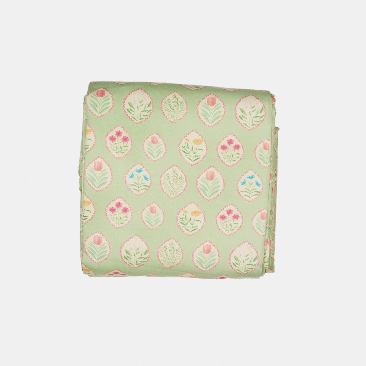 Tablecloth Green Tulips