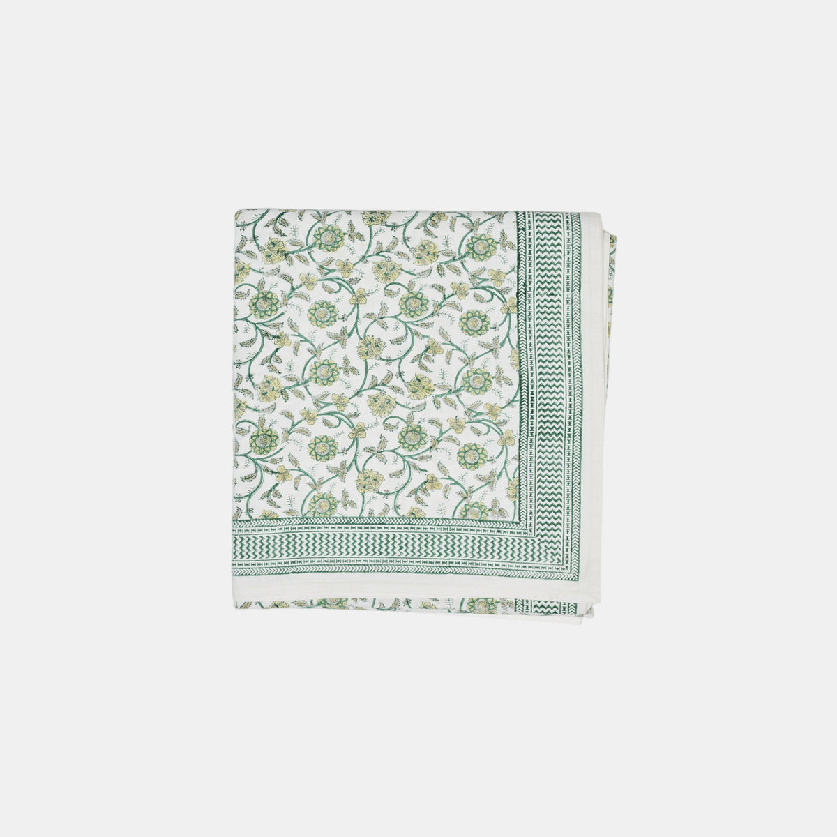 Green Petals Tablecloth