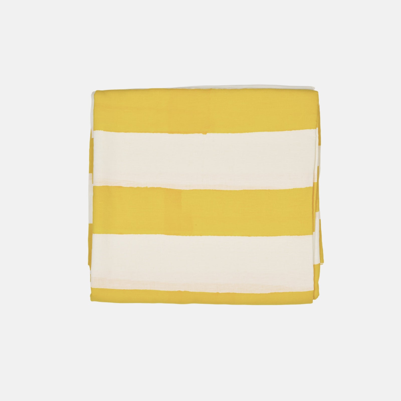 Wide Striped Tablecloth - Round