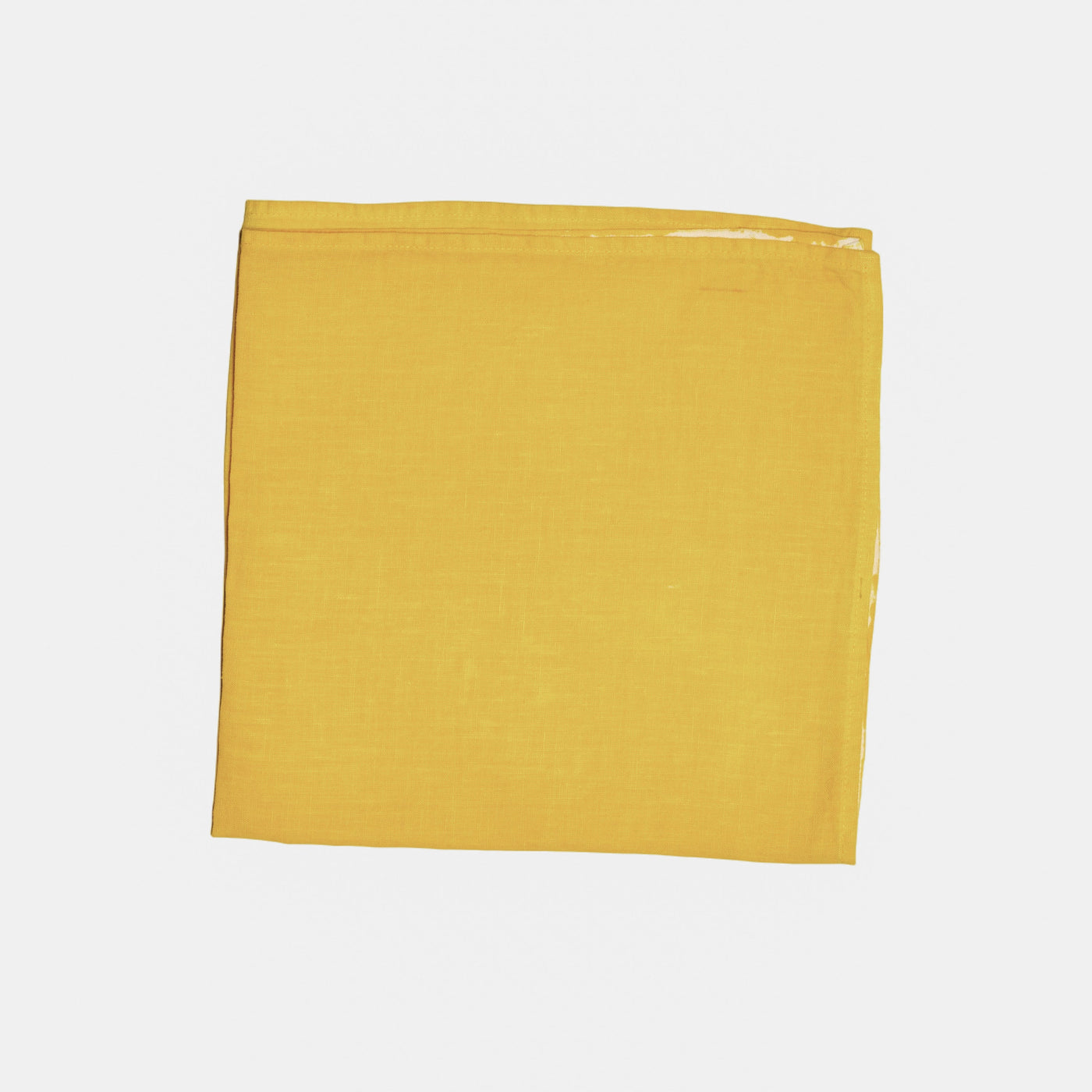 Yellow Died Linen Napkin