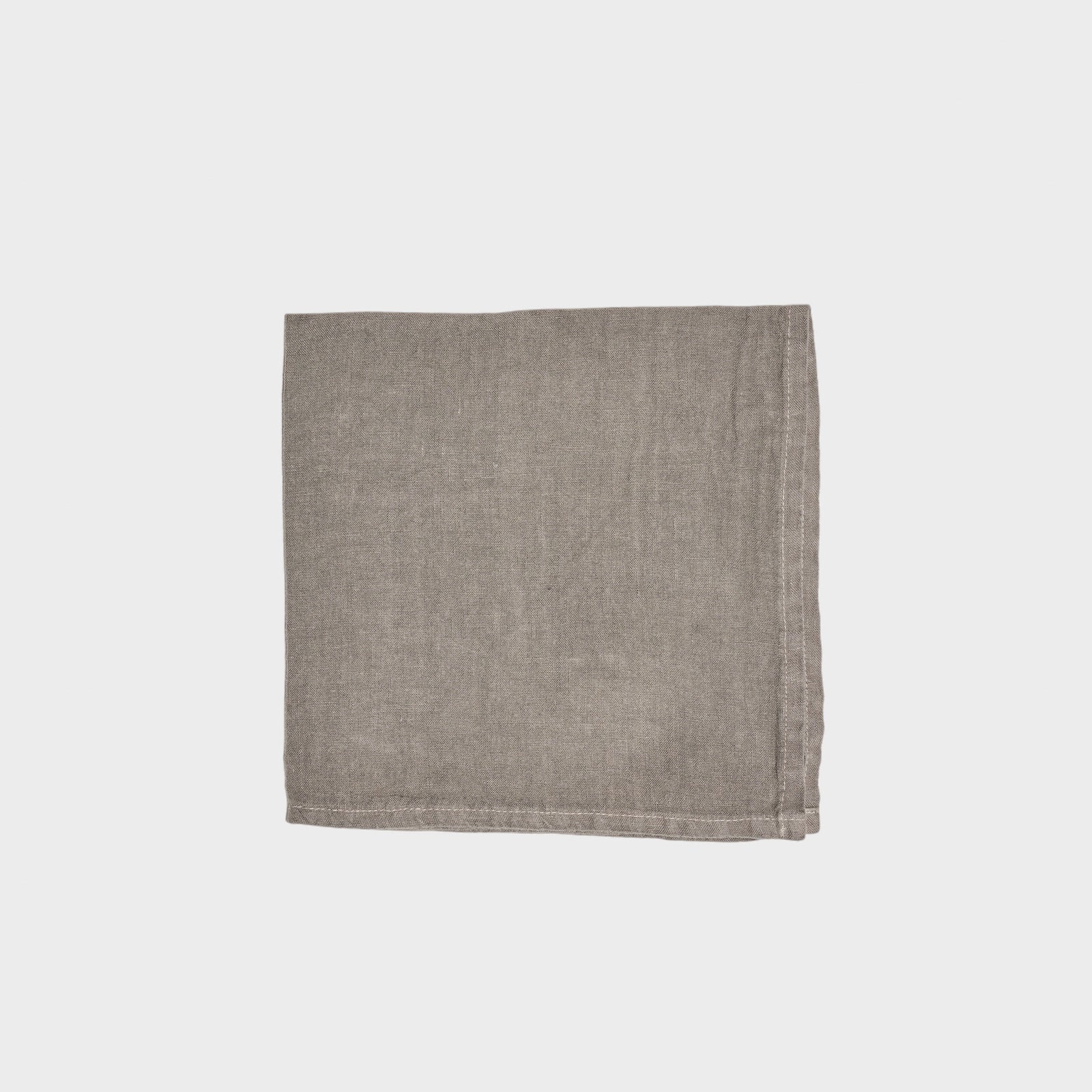 Dark Gray Light Linen Napkin