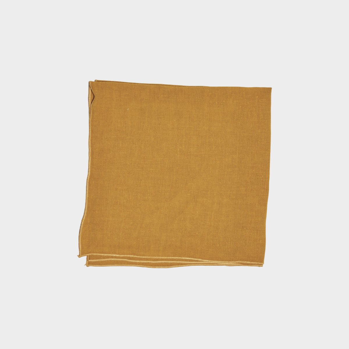 Mustard Linen w/Rolled hem Napkin