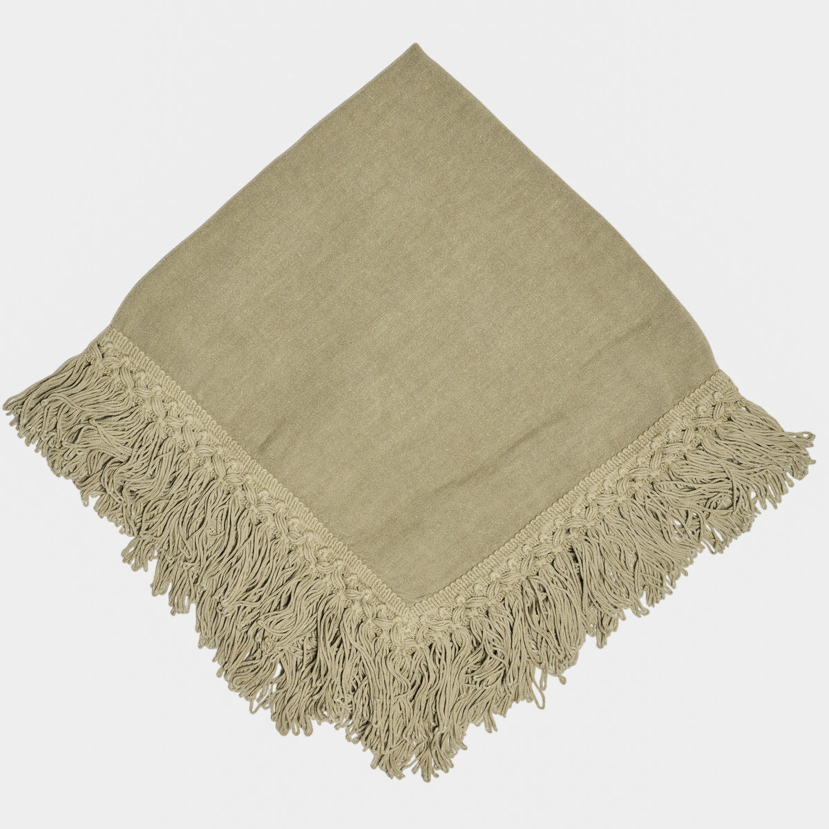 Sage Fringed Napkin