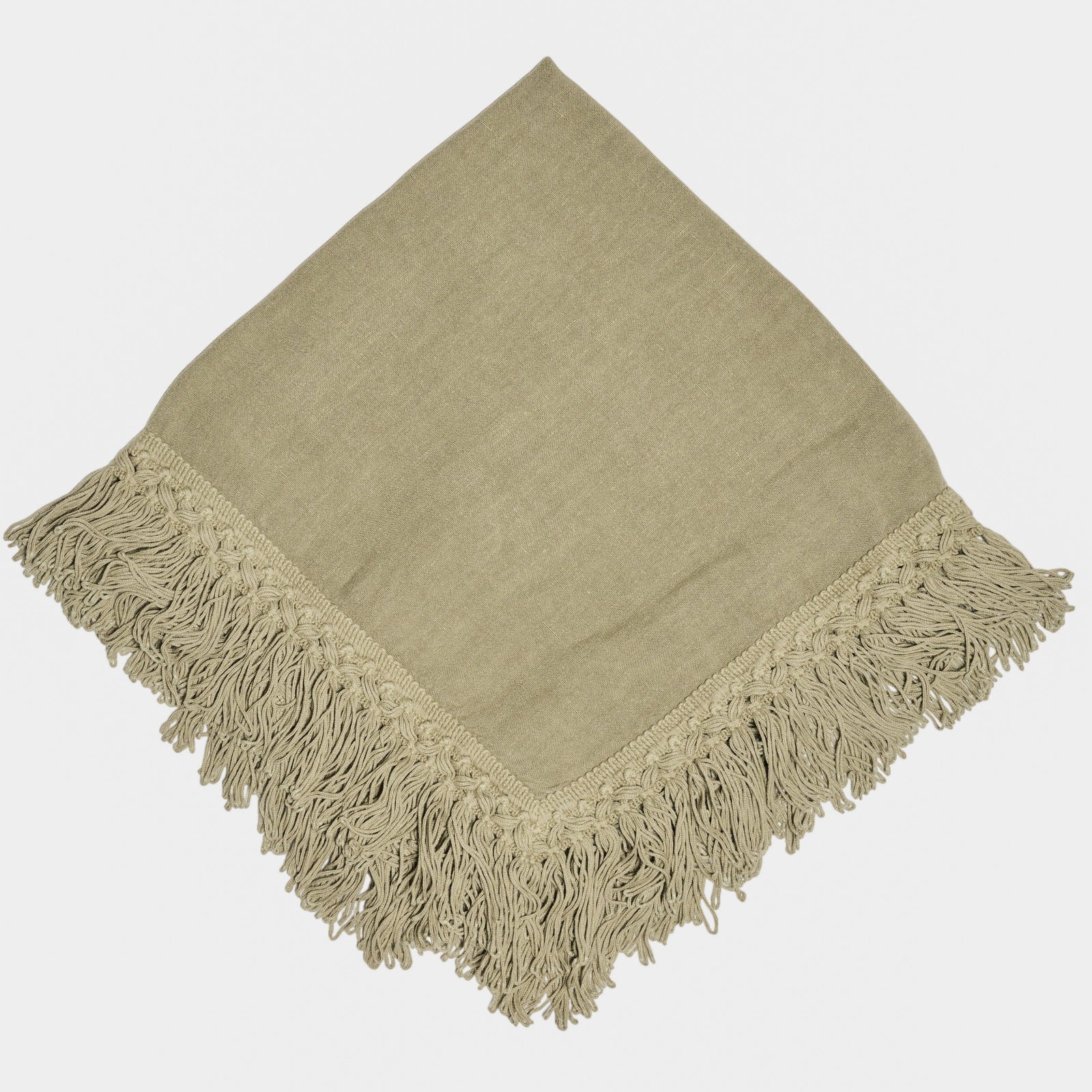 Sage Fringed Napkin