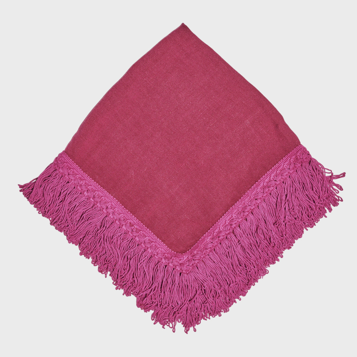 Fucsia Fringed Napkin