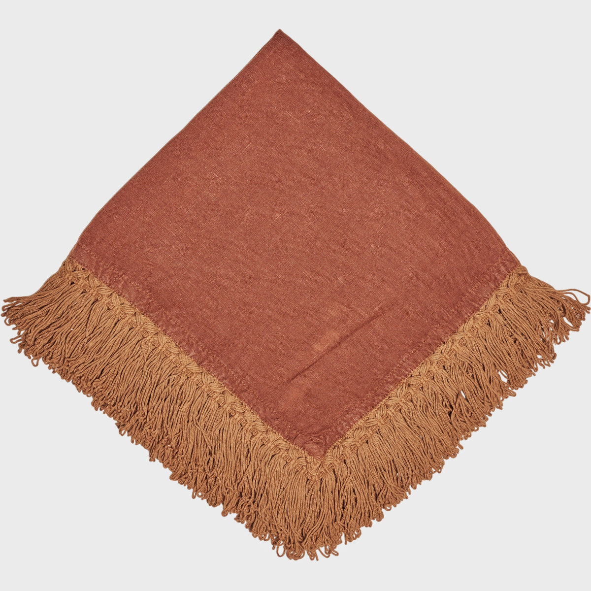 Orange Fringed Napkins