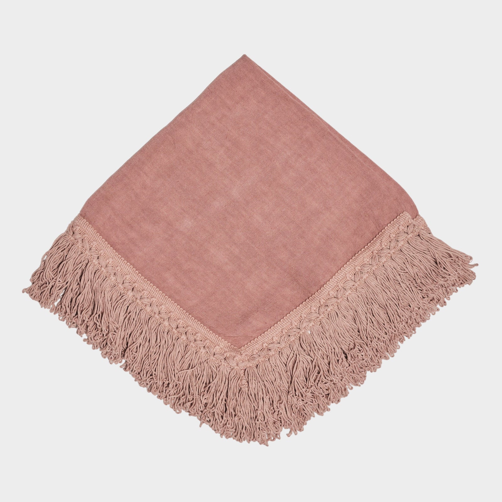 Blush Fringed Napkins