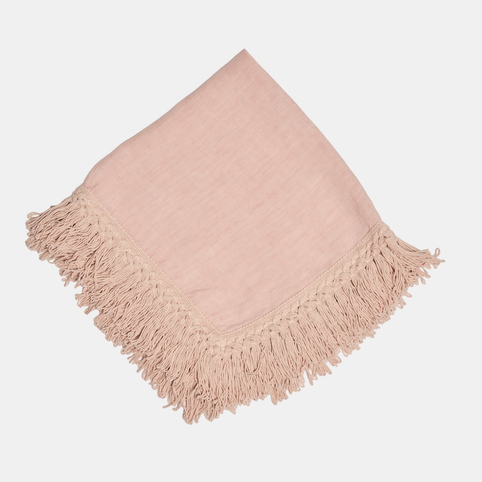 Powder pink Fringed Napkins