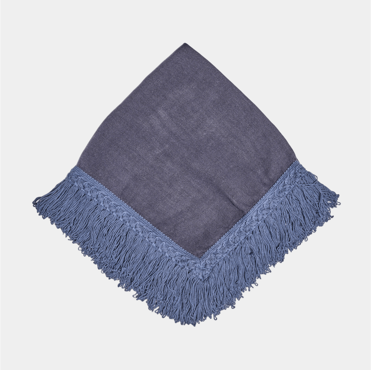 Midnight blue Fringed Napkins