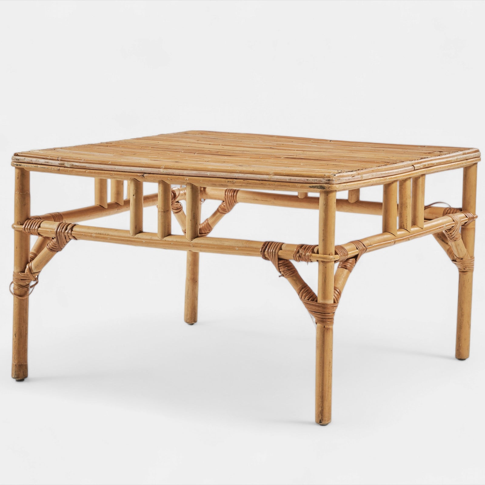 Rattan Square Side Table L