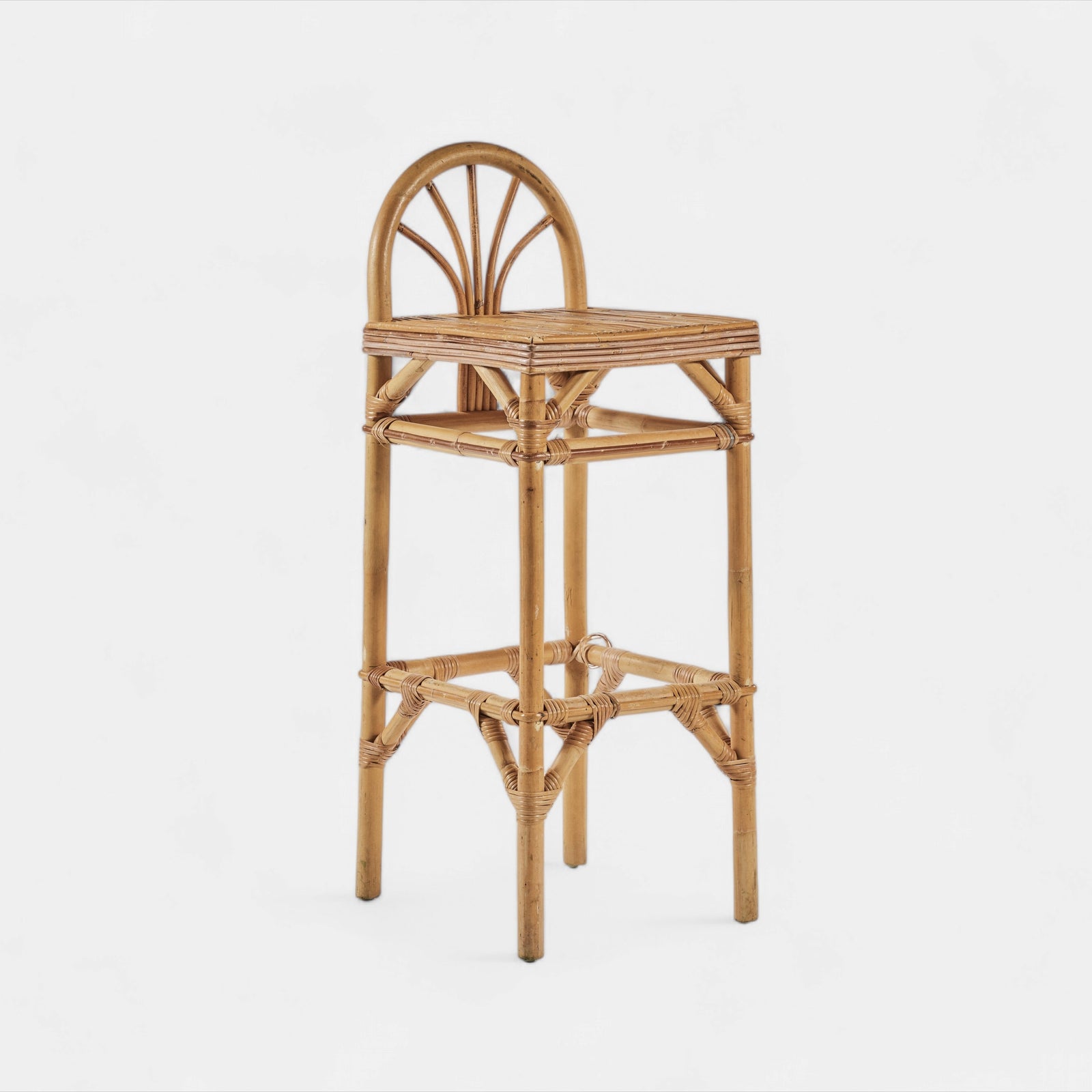 Rattan Barstool