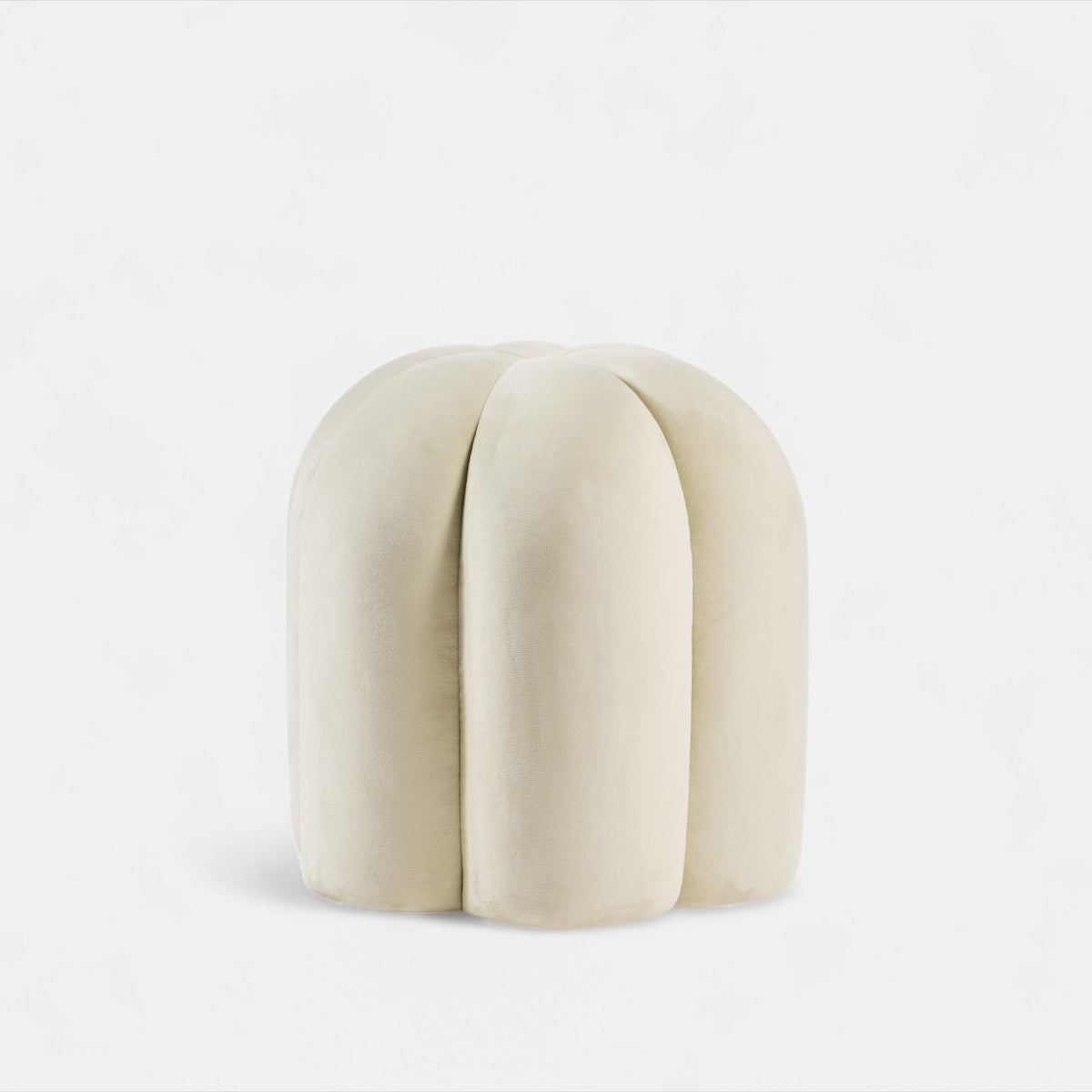 White Pouf Hexagonal