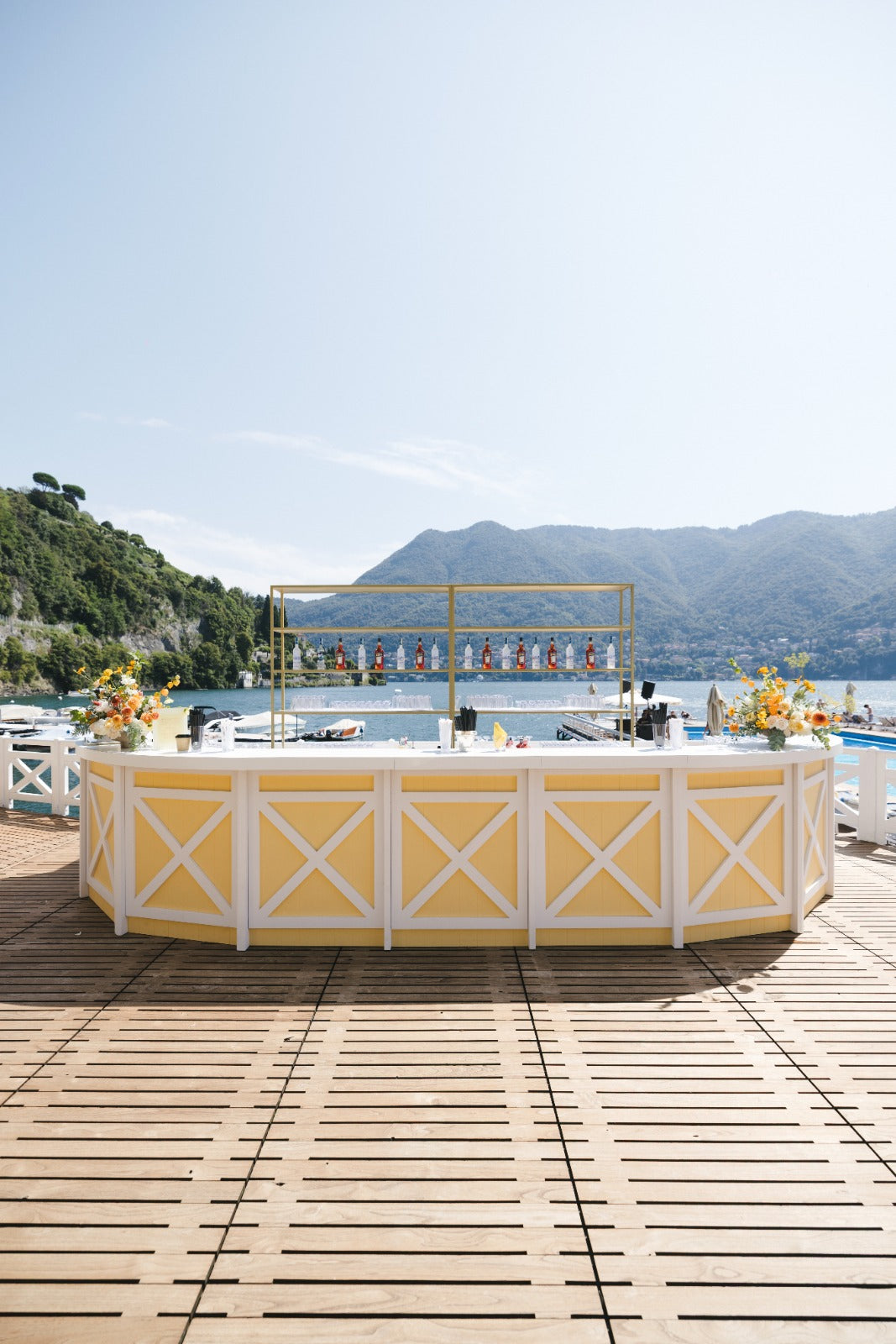 Yellow Wooden Bar