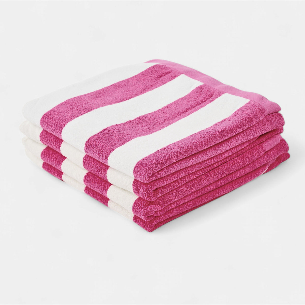 Red/White Striped Beach Towel