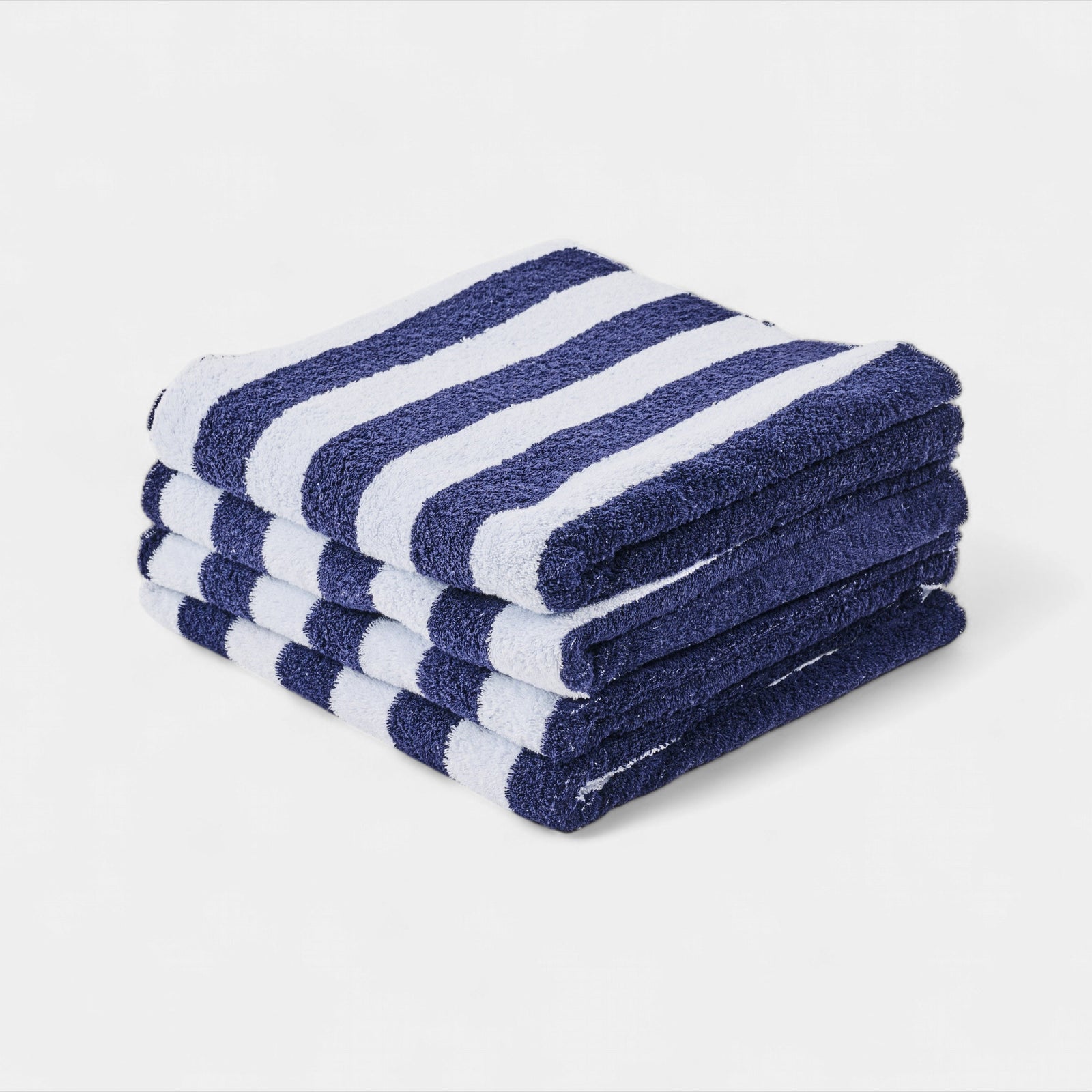 Blue/White Striped Beach Towel