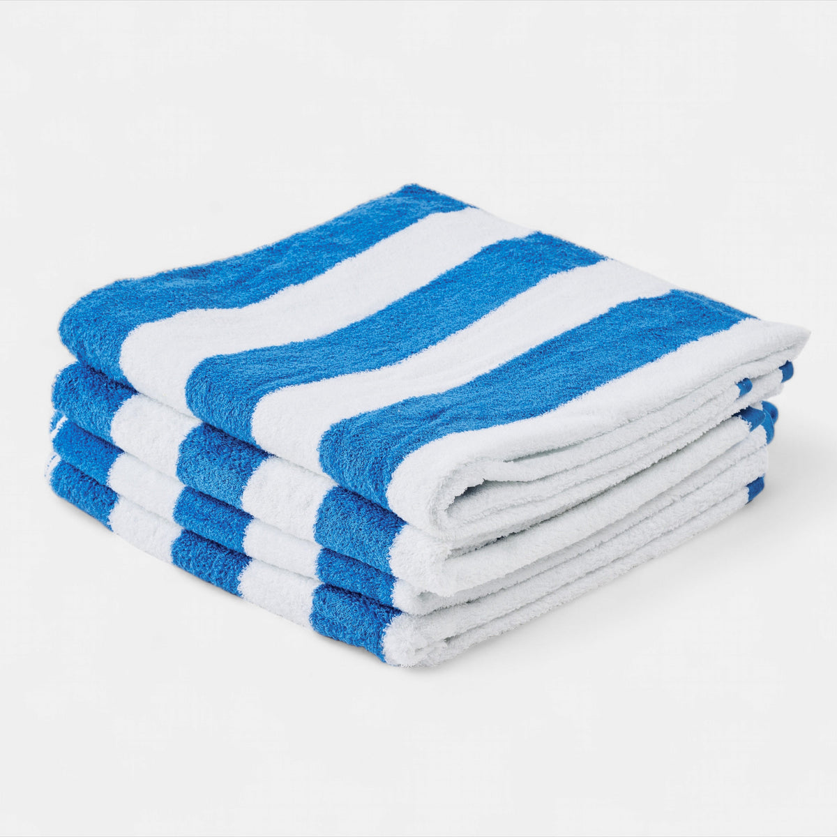 Blue/White Striped Beach Towel