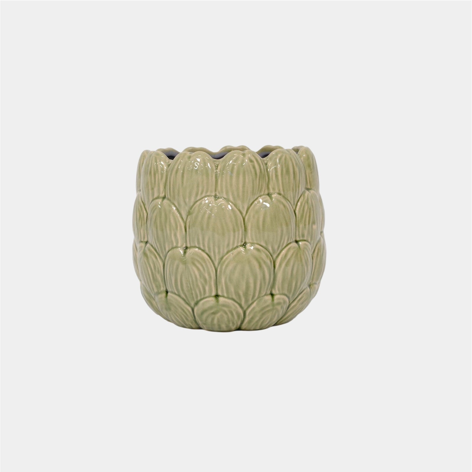Green Artichoke Vase