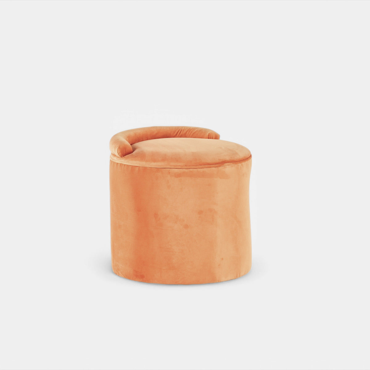 Orange Opera Pouf