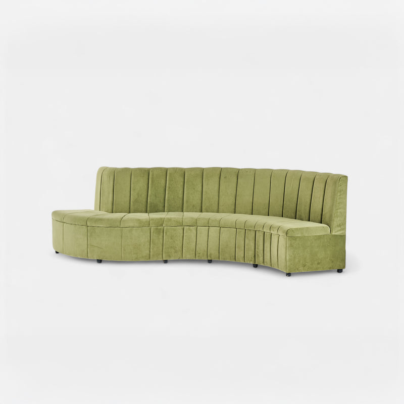 Curvey Velvet Sofa