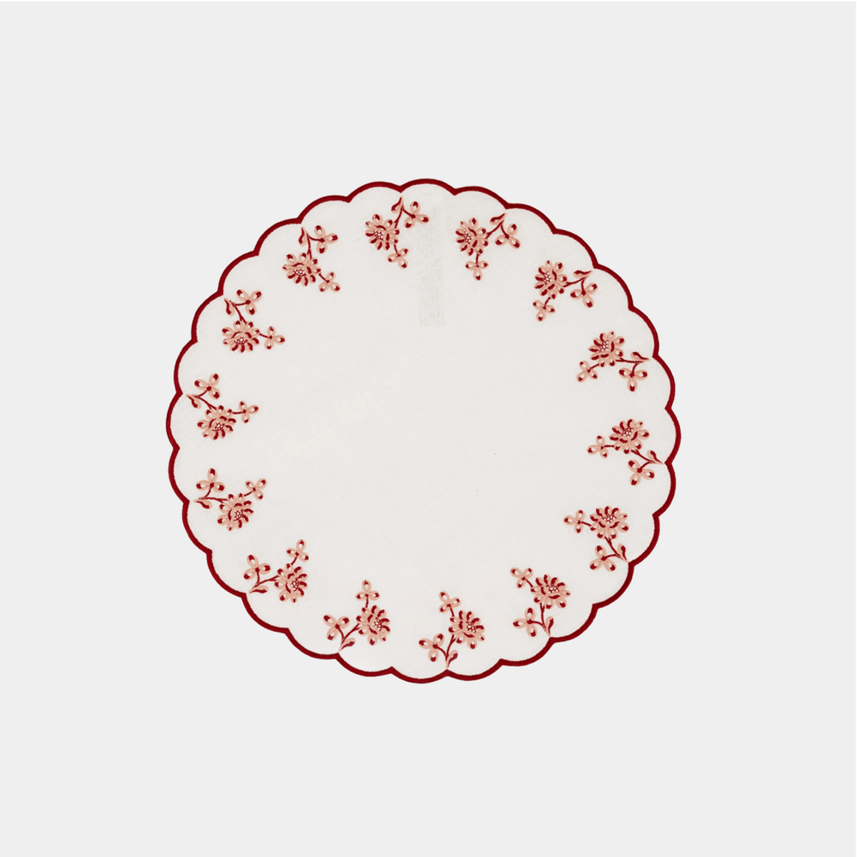 Flower Scalloped Placemat