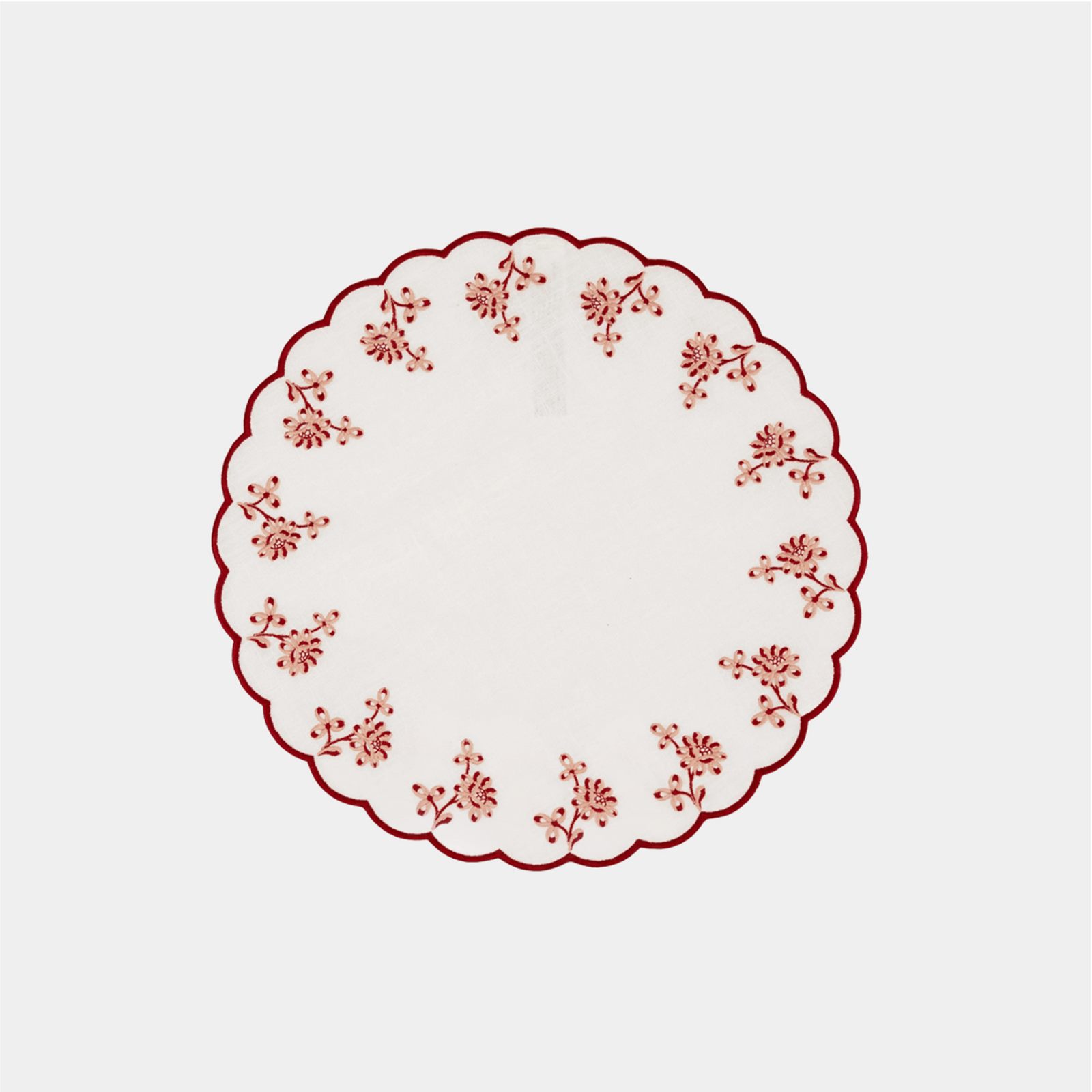 Flower Scalloped Placemat