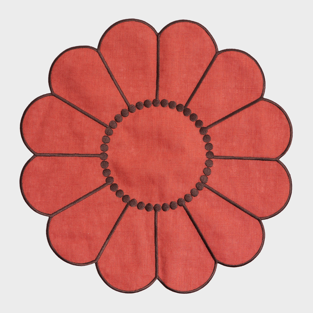 Sunflower Scalloped Placemat
