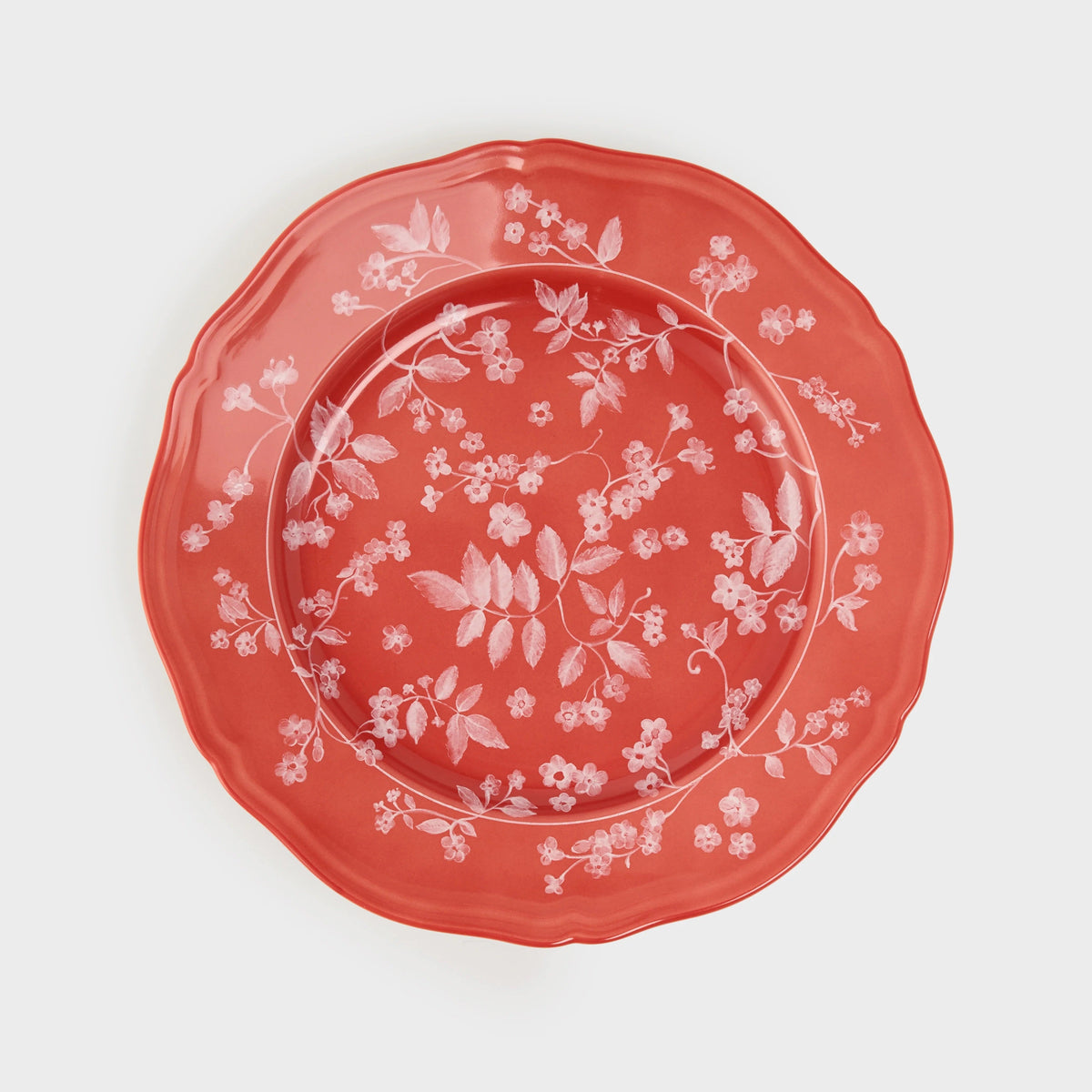 Red Flower Plate