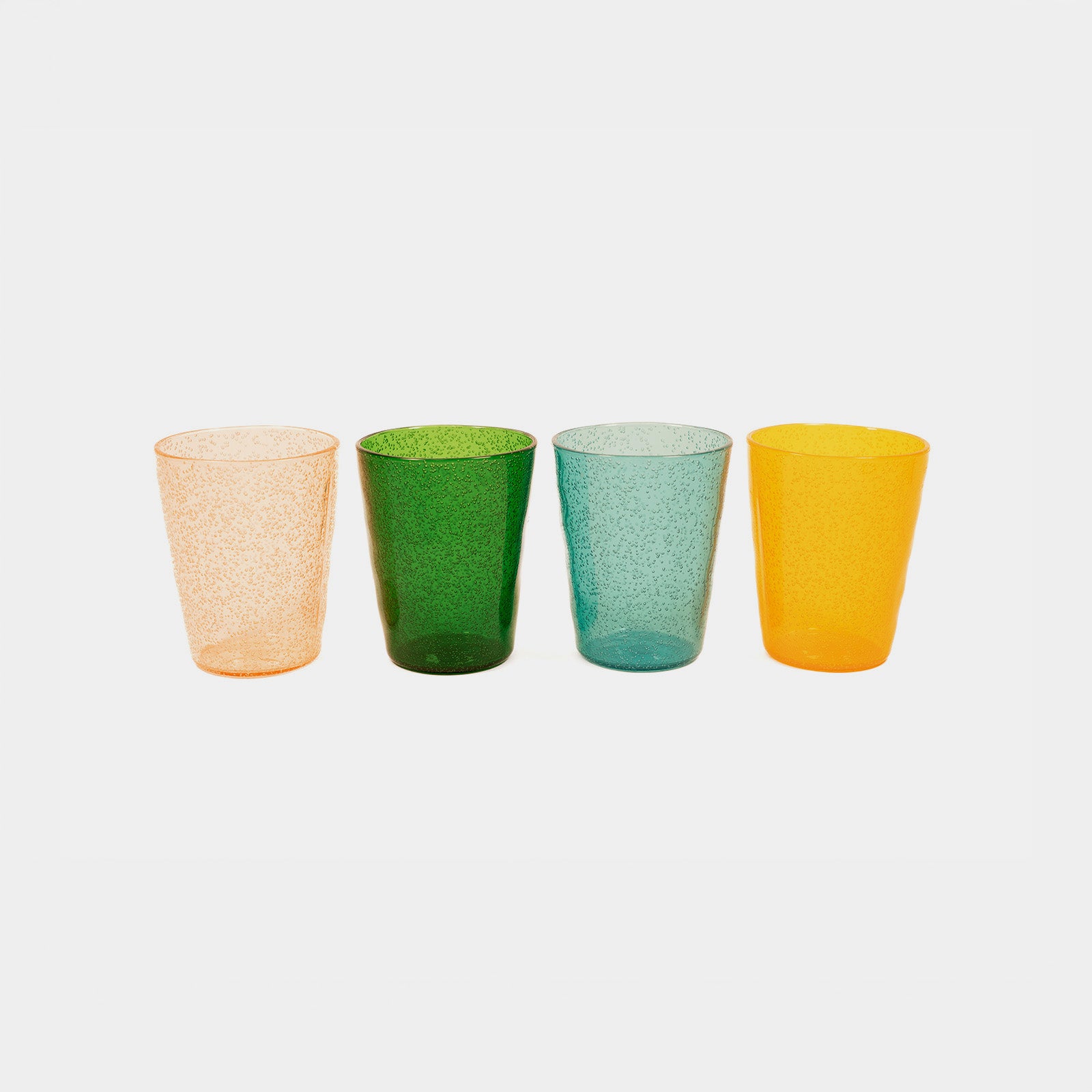 Coloured Plastic Glasses
