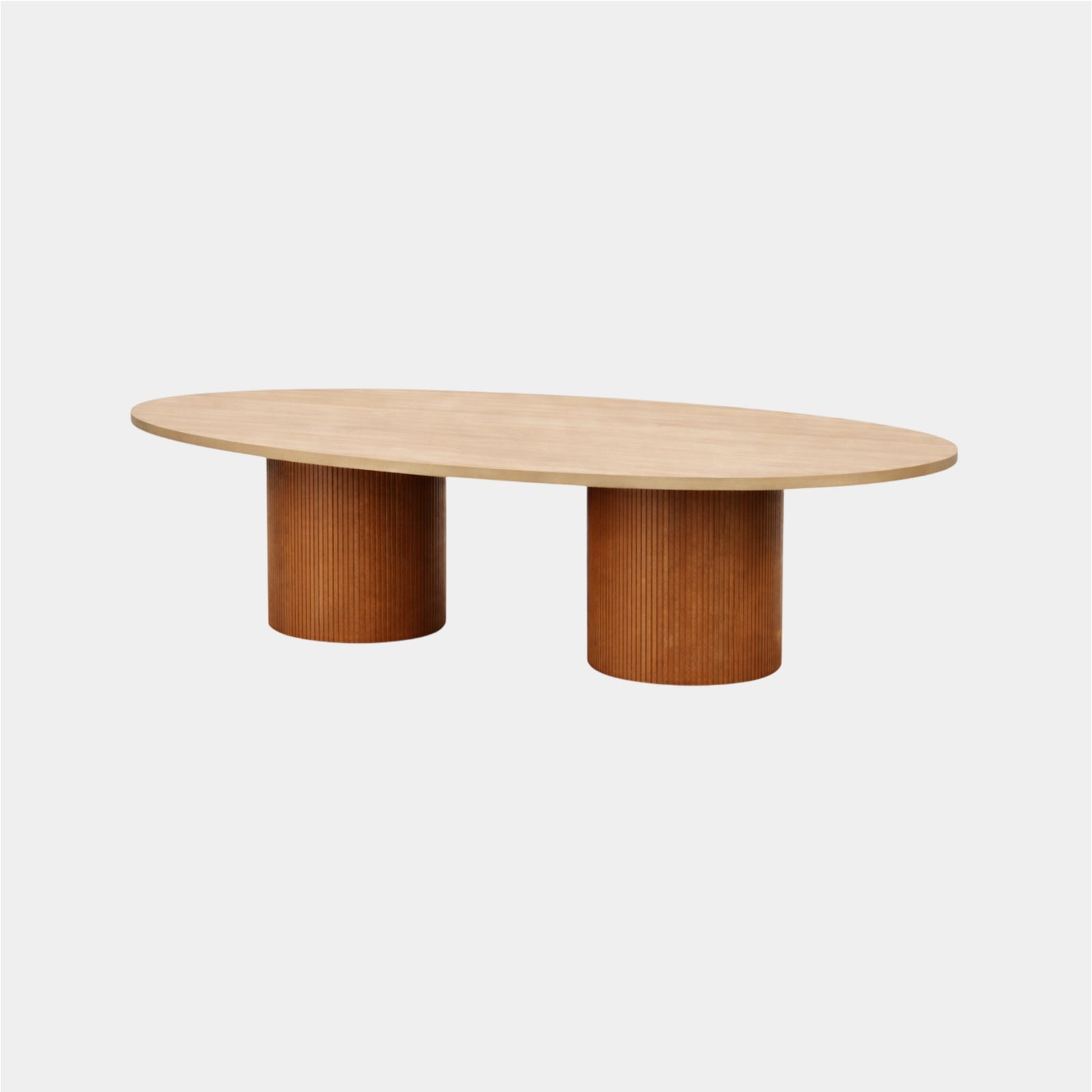 Oval Wood Table
