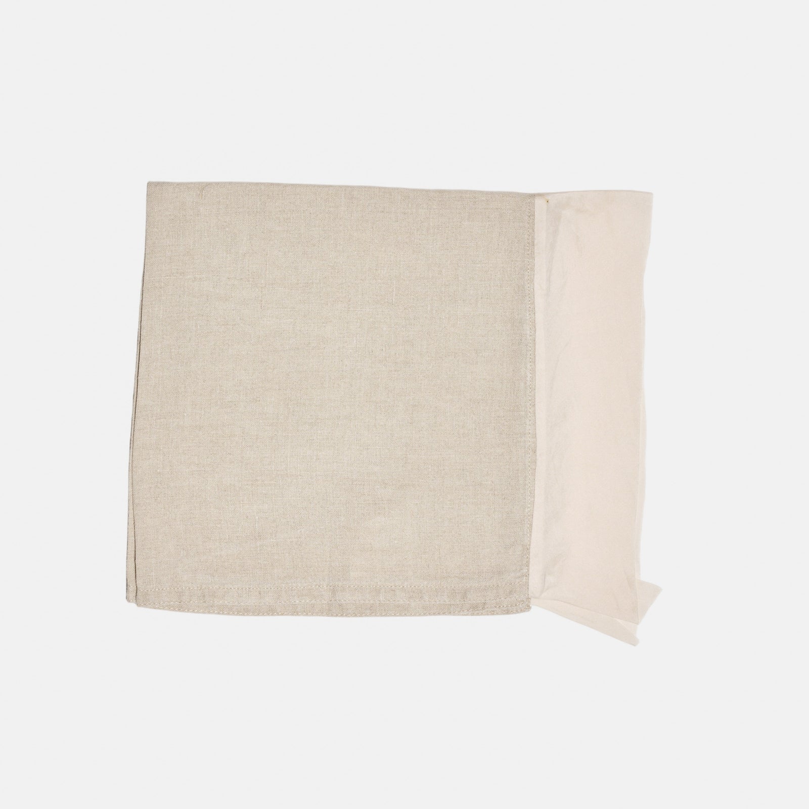 Beige Napkin w/ Silk Border