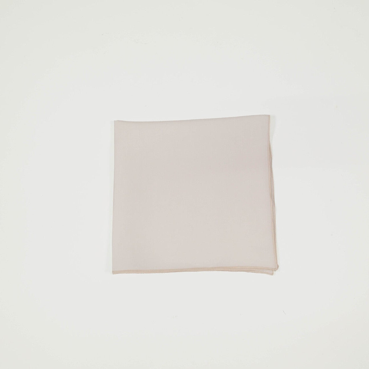 Napkin Once Rolled Hem White/White