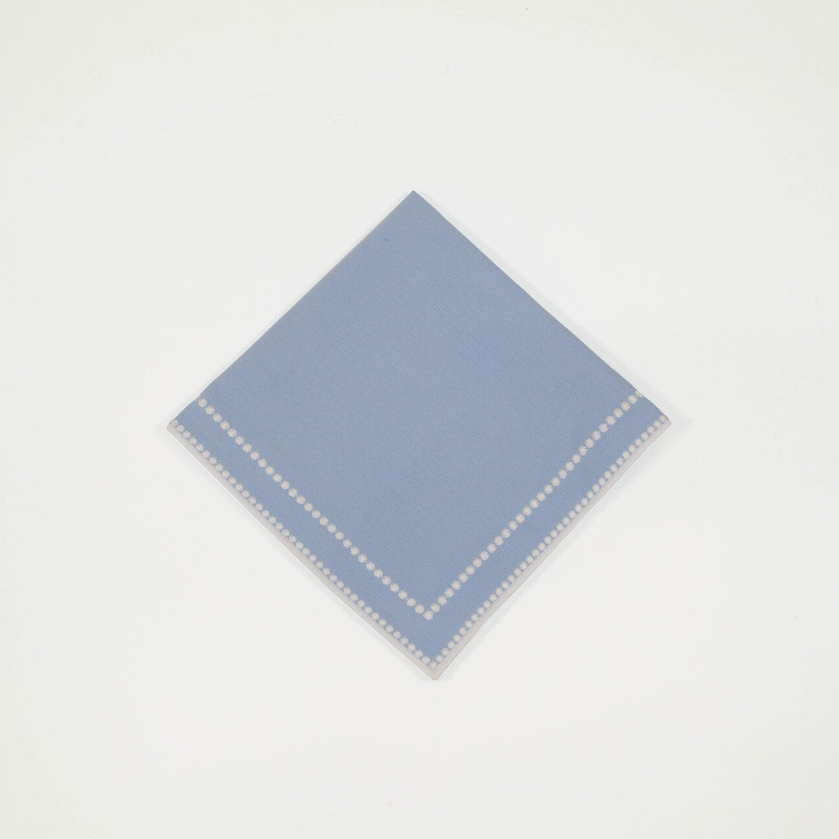 Light Blue w/ Dotted Frame Napkin