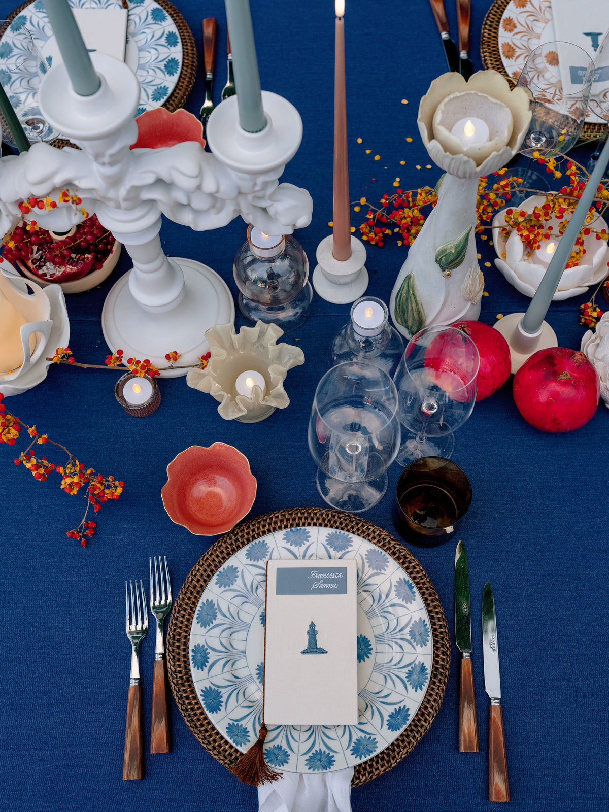 Jeans Blue Tablecloth