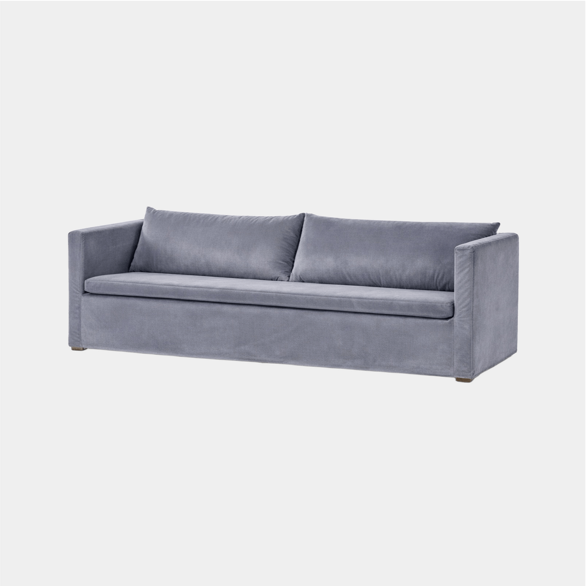 Dark Gray Velvet Sofa
