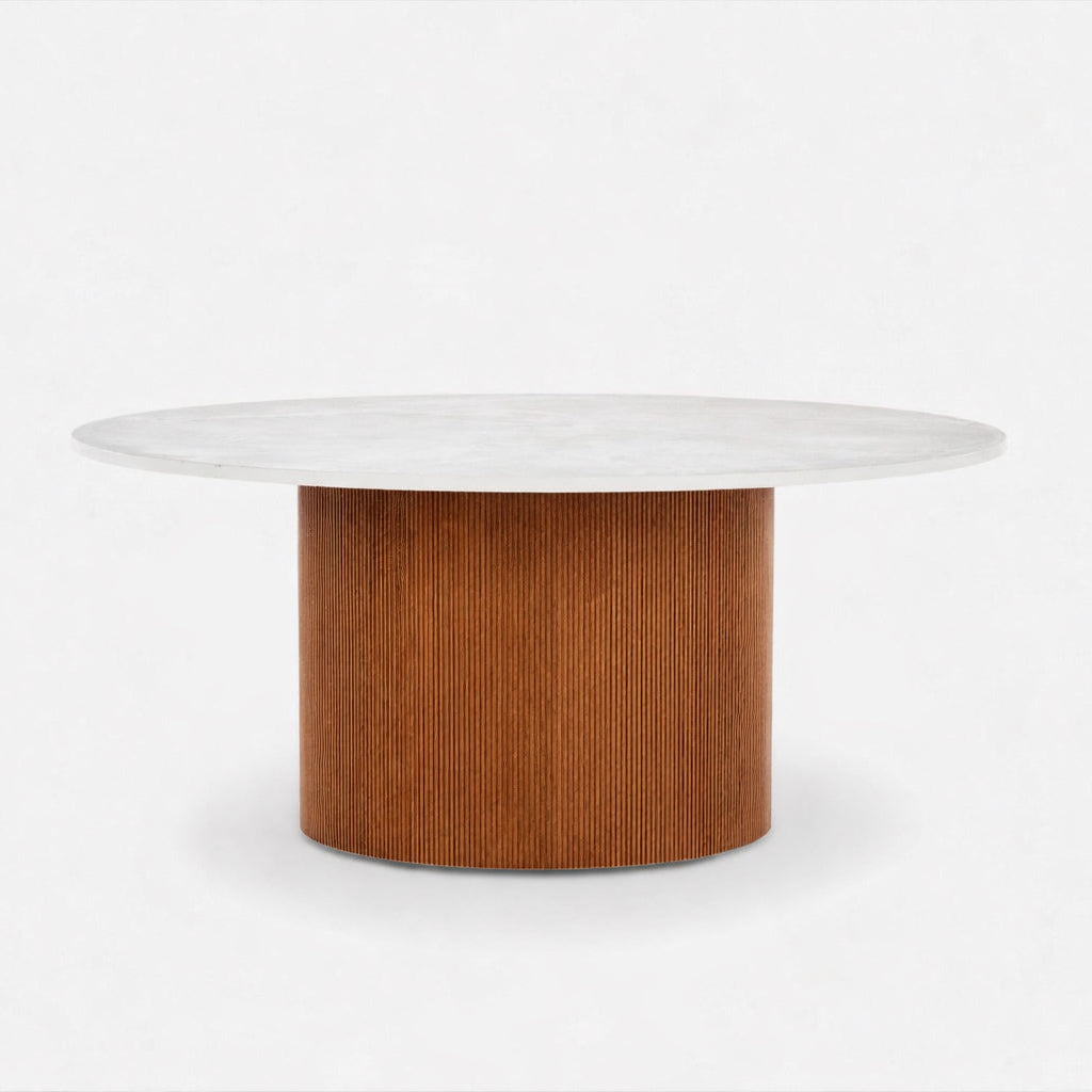 Round Concrete Table