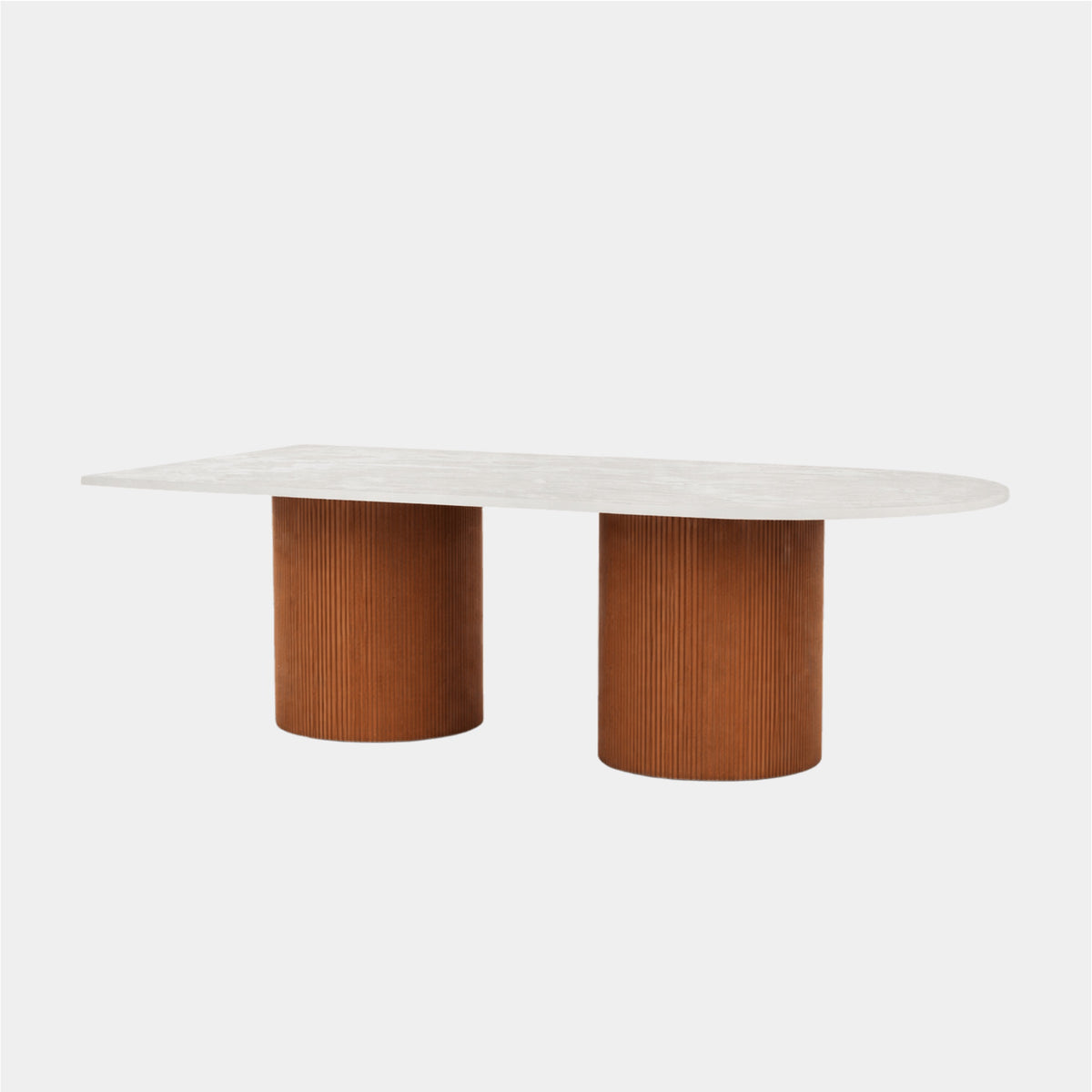 Oval Concrete Table