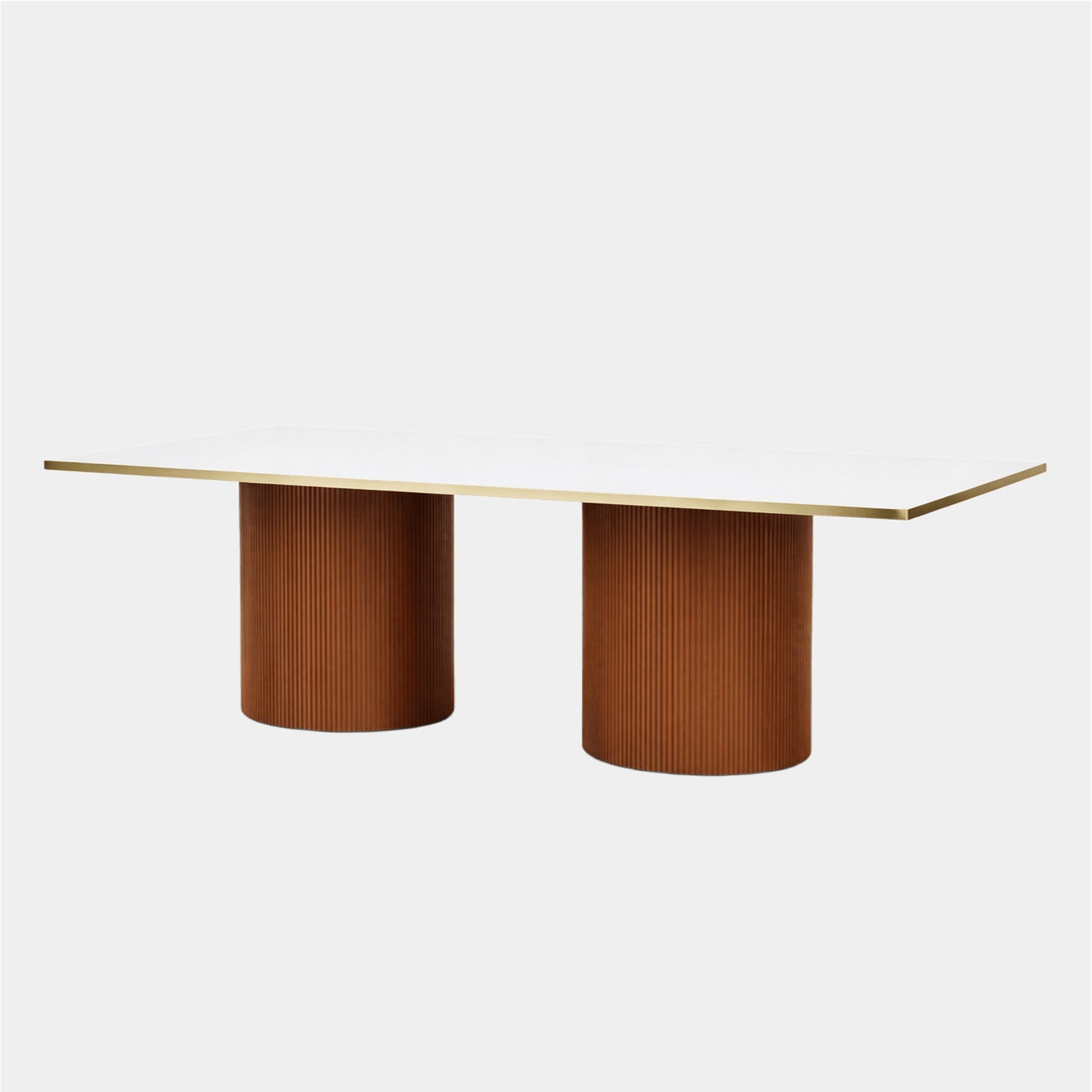 Gold Edge Rectangular Table